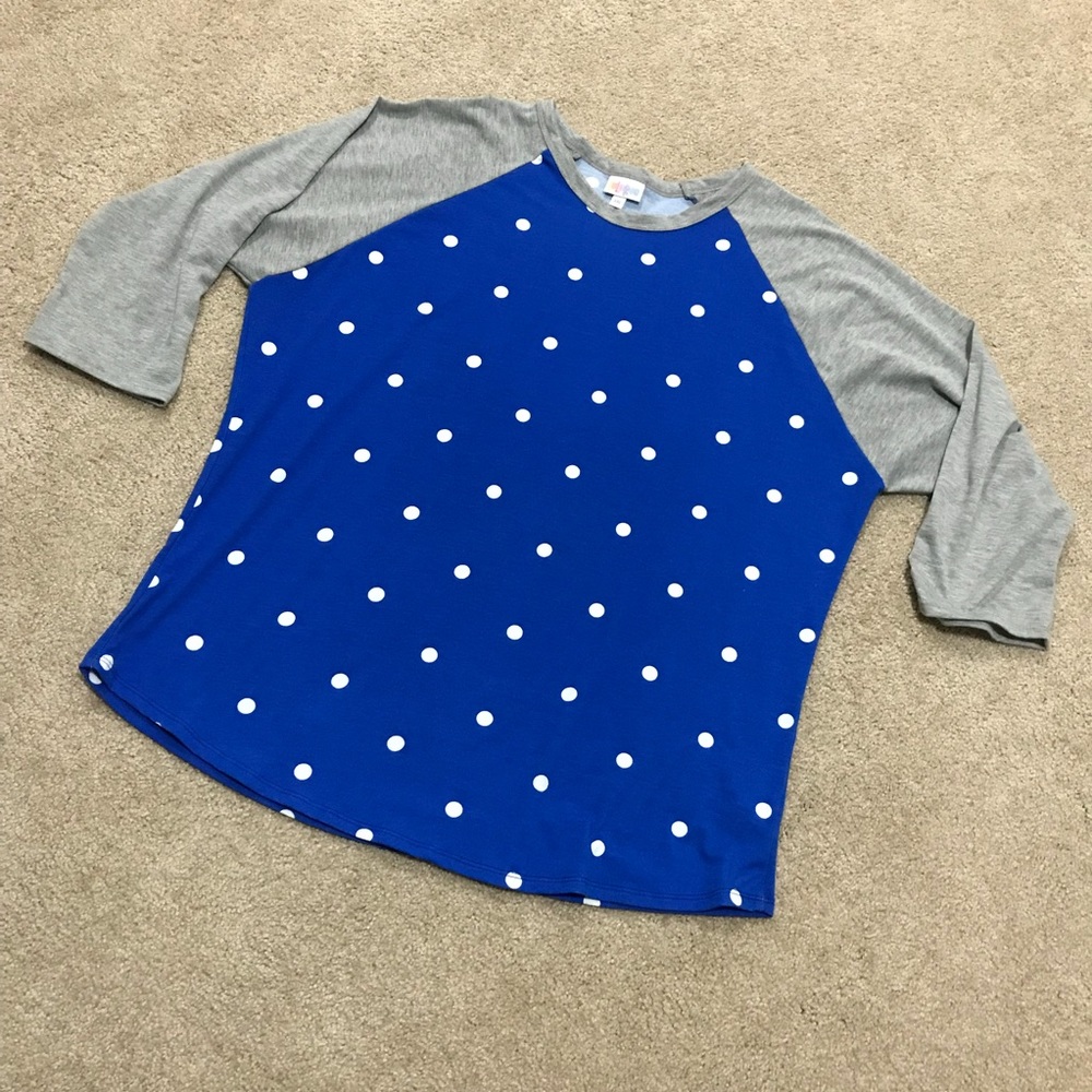 LulaRoe Randy 3XL Polka Dot HTF EUC